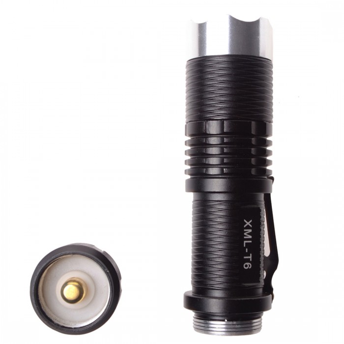 Fengxiao T6strong light flashlight 0517  black