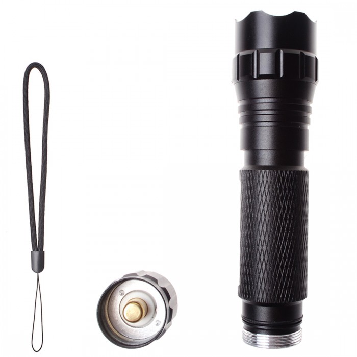 Fengxiao T6strong light flashlight 8035  black