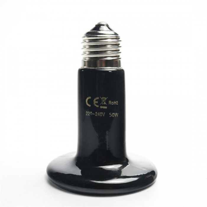 Pet Ceramic Heating Lamp 25W 50W 75W 100W 150W 200W IR Heat Emitter Bulb