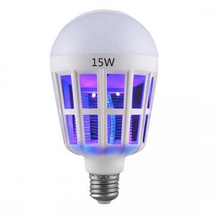 High Bright LED Mosquito Killer Bulb Home Use Repellent Fly Bug Night Lamp
